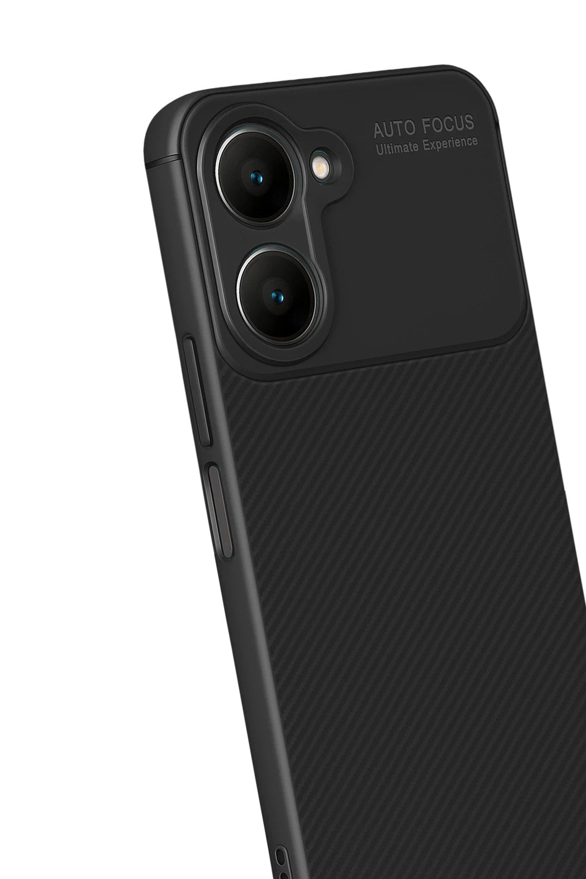 Mey İthalat® Vivo Y18 Kılıf Auto Focus Karbon Kapak - Siyah