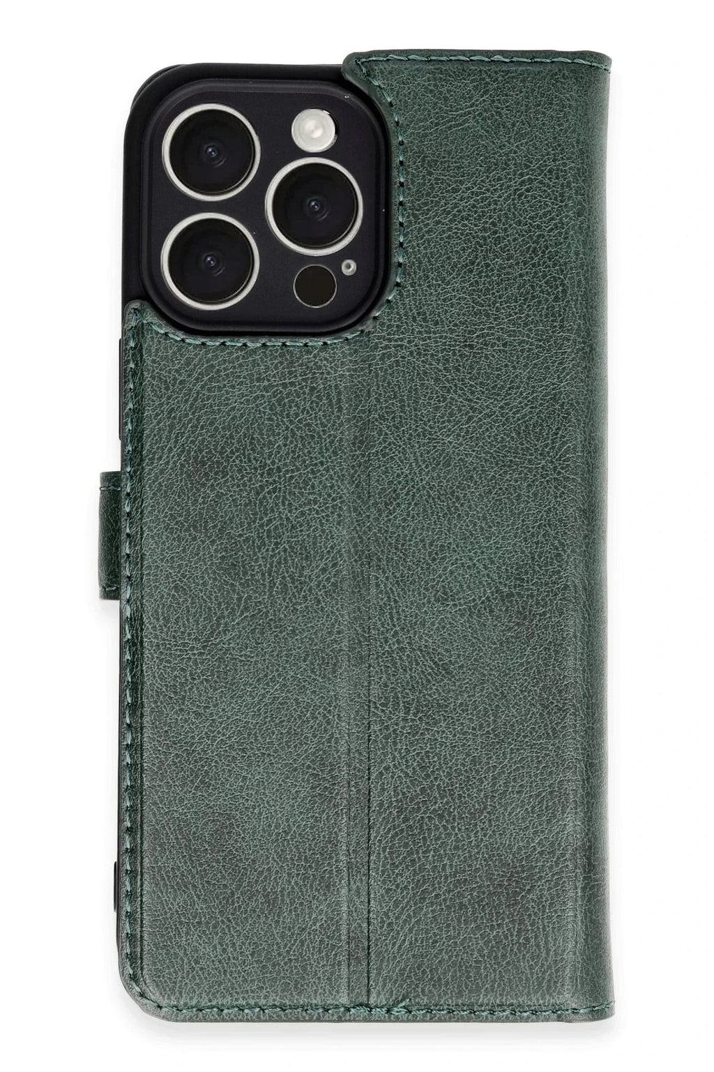 Mey İthalat® iPhone 16 Pro Max Kılıf Trend S Plus Kapaklı Kılıf - Yeşil