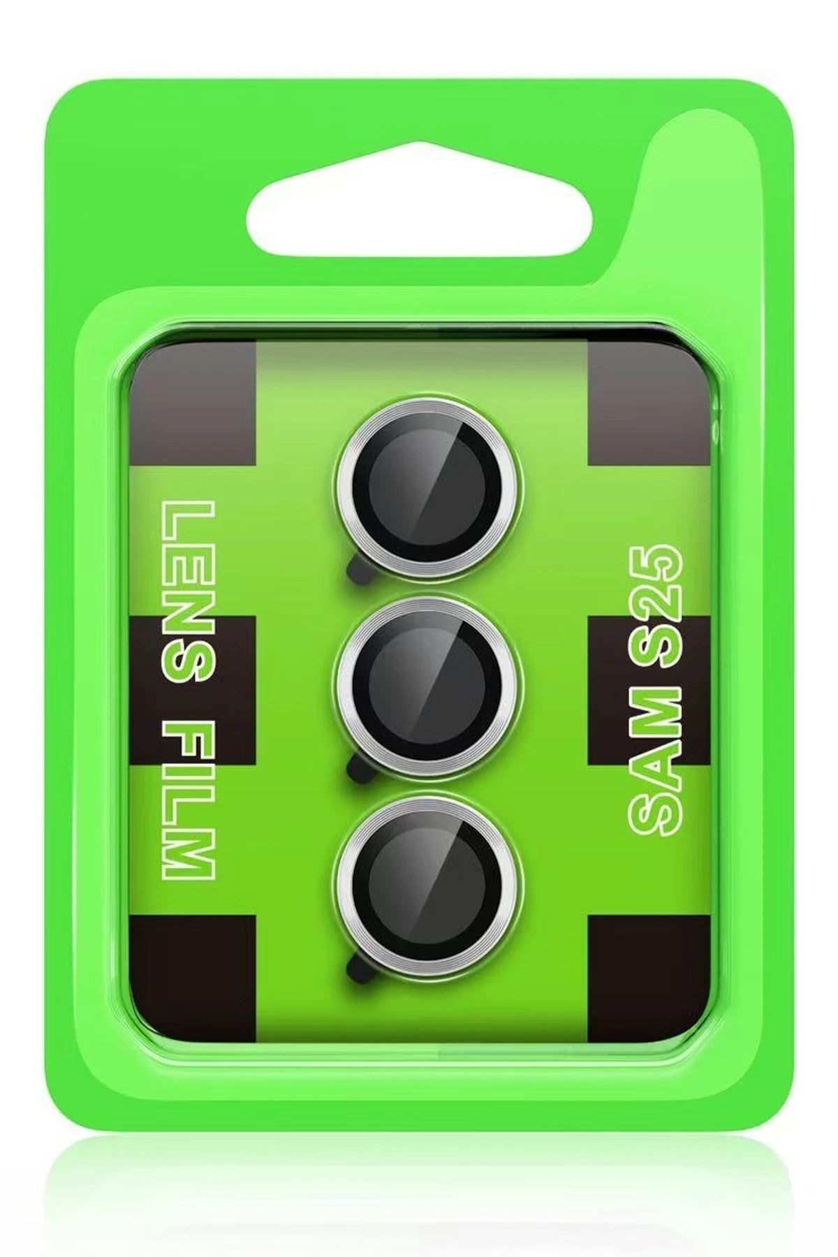 Mey İthalat® Samsung Galaxy S25 Plus Raze Metal Kamera Lens - Siyah