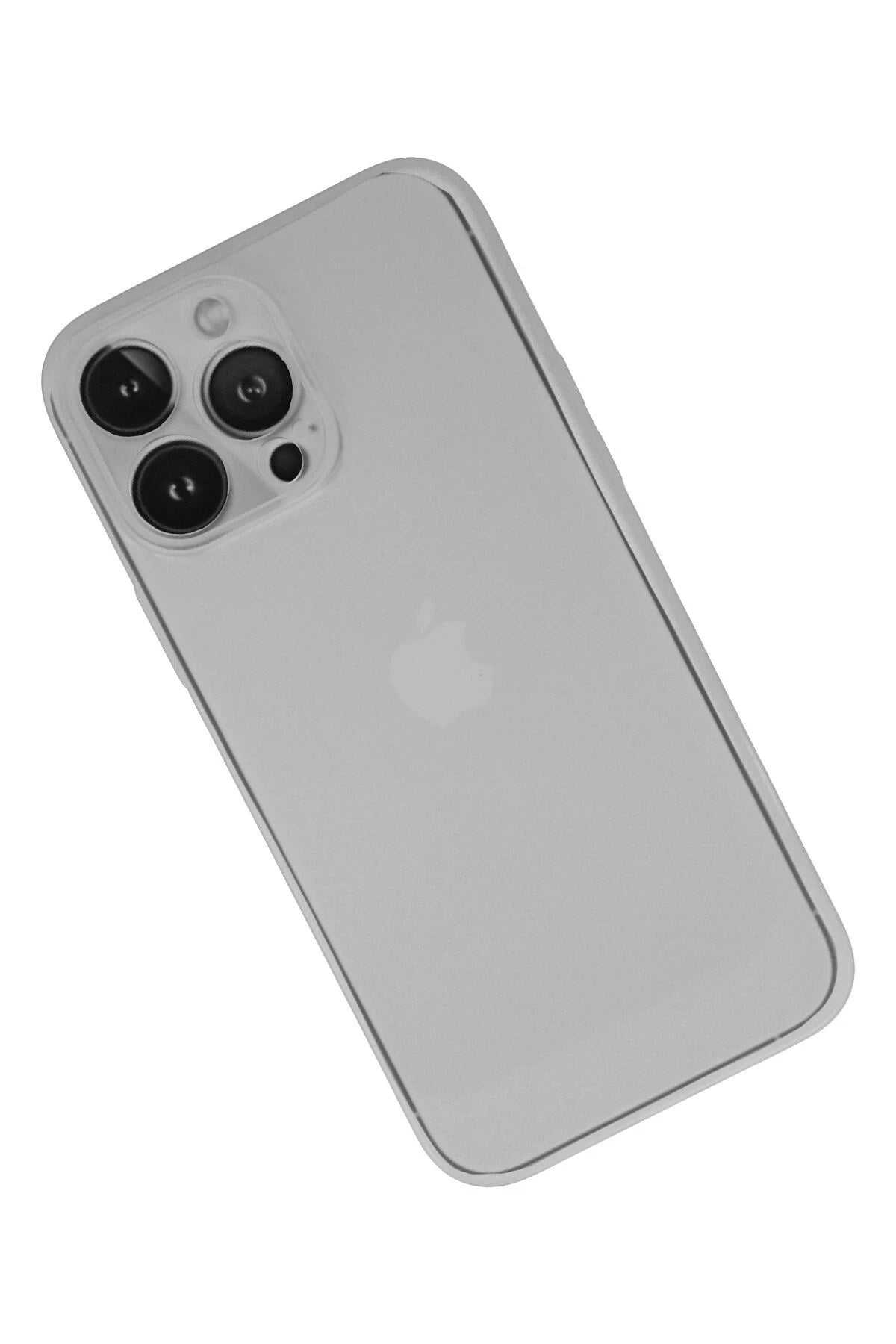 Mey İthalat® iPhone 13 Pro Kılıf PP Ultra İnce Kapak - Beyaz