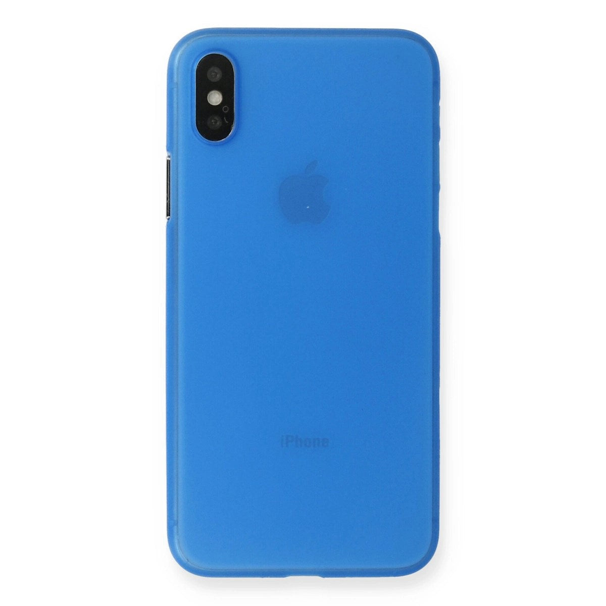 Mey İthalat® iPhone XS Max Kılıf PP Ultra İnce Kapak - Mavi