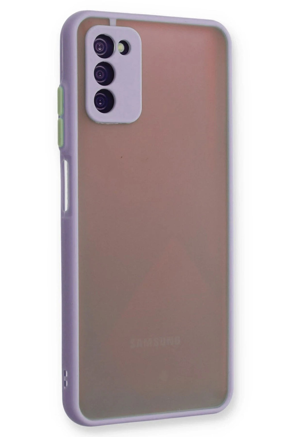 Mey İthalat® Samsung Galaxy A03S Kılıf Montreal Silikon Kapak - Mor