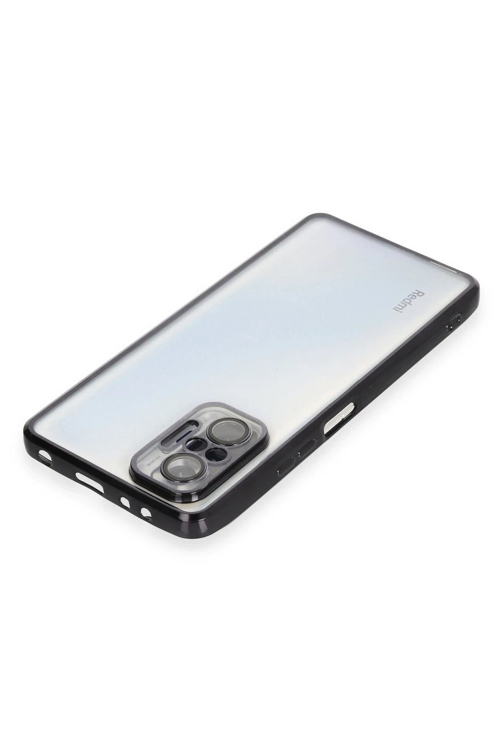 Mey İthalat® Redmi Note 10 Pro Kılıf Lensli Silikon - Siyah