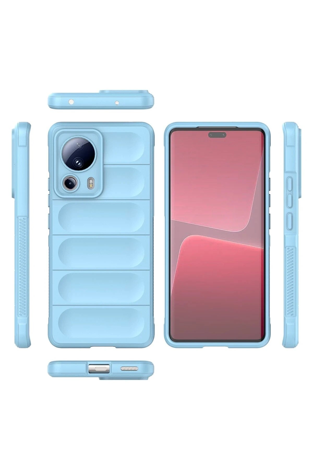 Mey İthalat® Mi 13 Lite Kılıf Optimum Silikon - Sky Blue