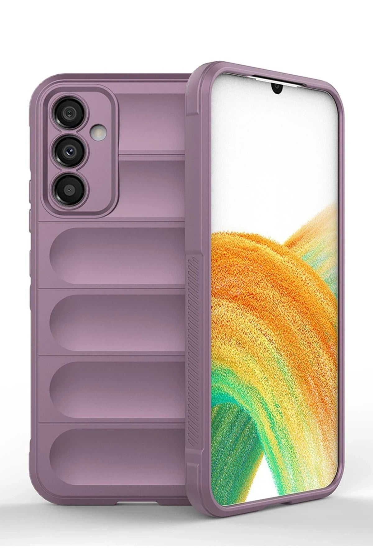 Mey İthalat® Samsung Galaxy A05S Kılıf Optimum Silikon - Mor