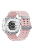 Mey İthalat® Watch 7 Ultra KR417 Rug Silikon Kordon - Pudra