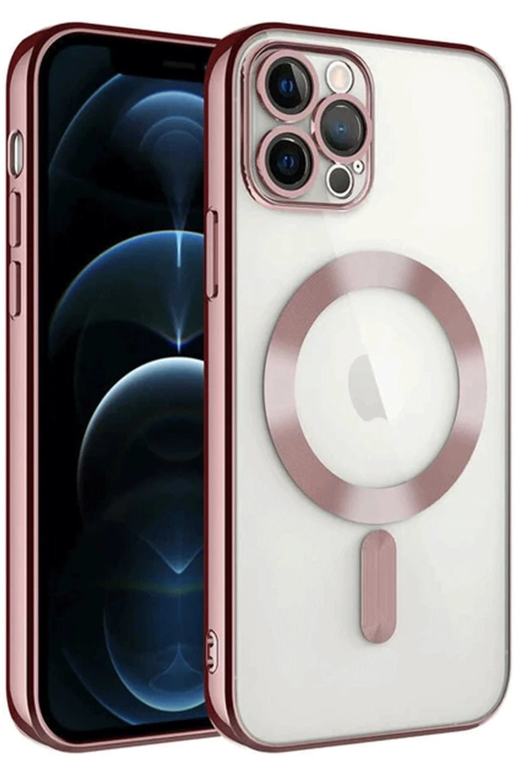 Mey İthalat® iPhone 14 Pro Max Kılıf Kross Magneticsafe Kapak - Rose