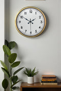 52 cm Eskitme Metal Dekoratif Duvar Saati