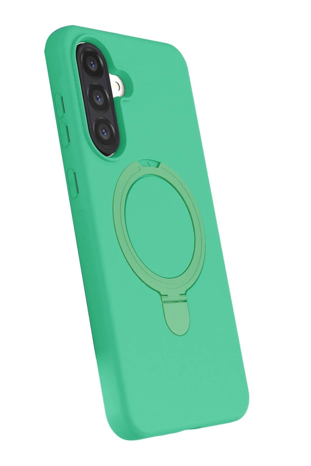 Mey İthalat® Samsung Galaxy A26 Regal Magsafe Standlı Kapak - Yeşil