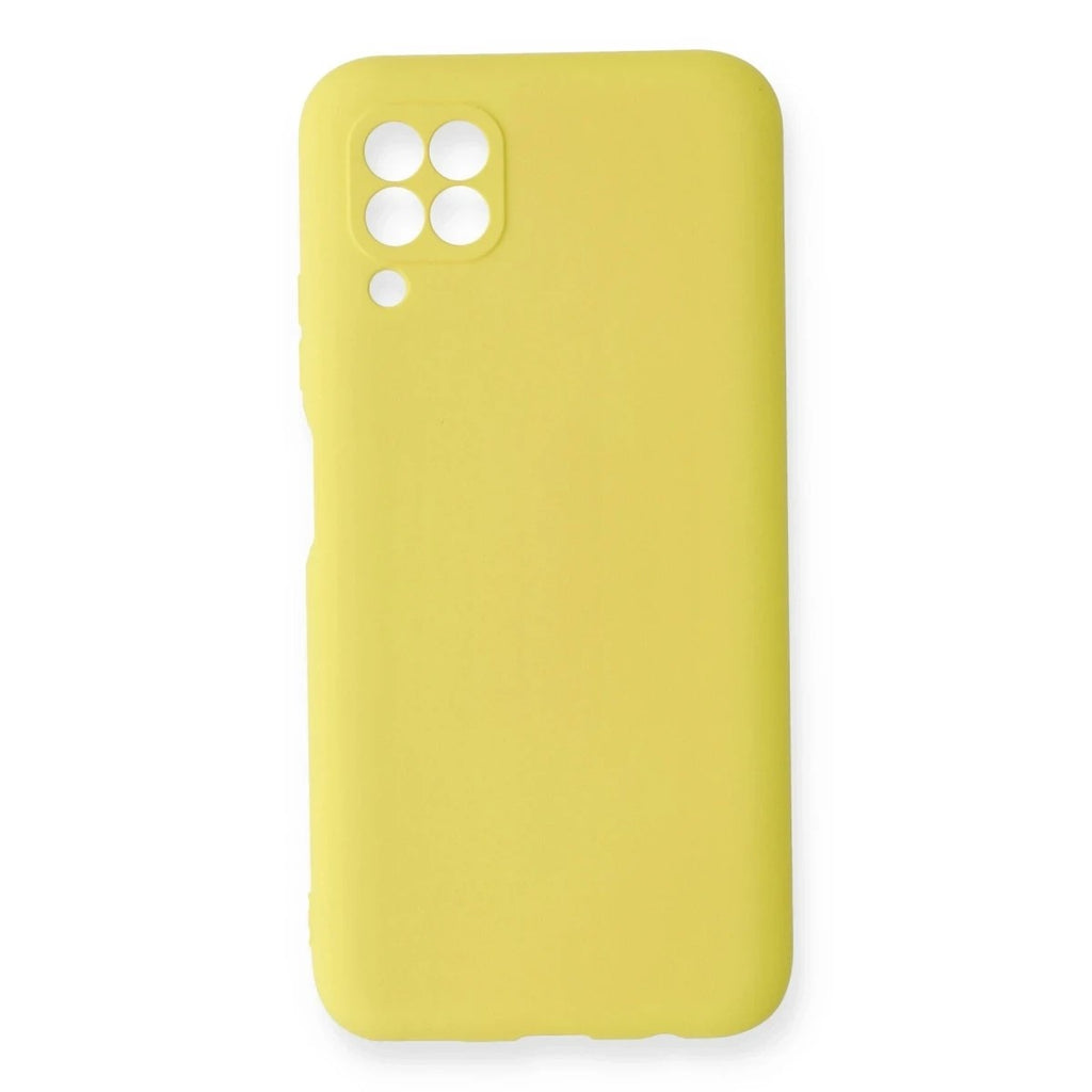 Mey İthalat® Huawei P40 Lite Kılıf Nano içi Kadife Silikon - Sarı