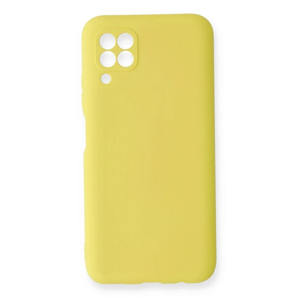Mey İthalat® Huawei P40 Lite Kılıf Nano içi Kadife Silikon - Sarı