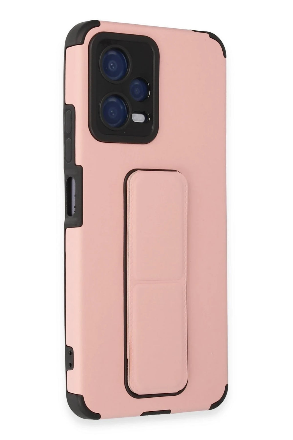 Mey İthalat® Poco X5 5G Kılıf Mega Standlı Silikon - Pudra
