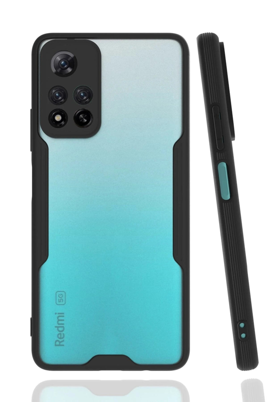 Mey İthalat® Redmi Note 11 Pro Plus 5G Kılıf Platin Silikon - Siyah