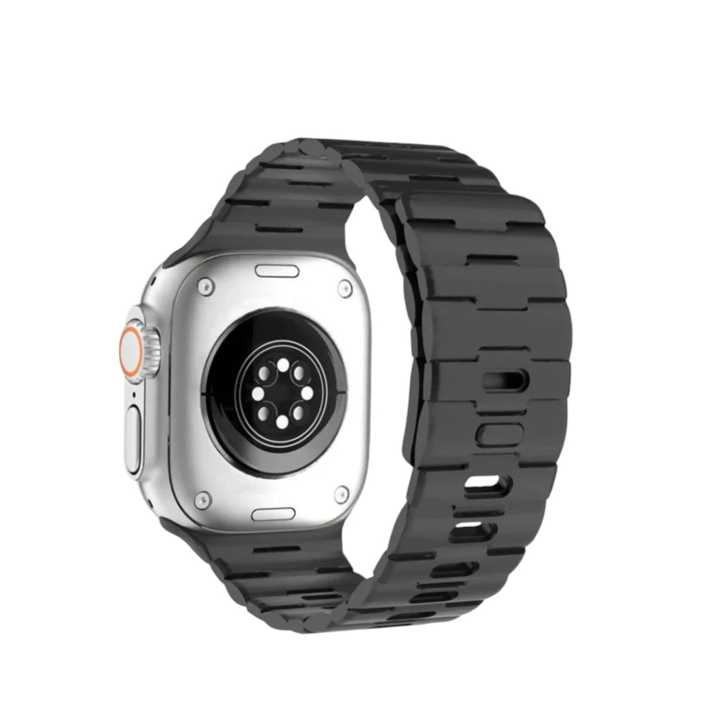 Mey İthalat® Watch Ultra 49mm Wowen Kordon - Siyah