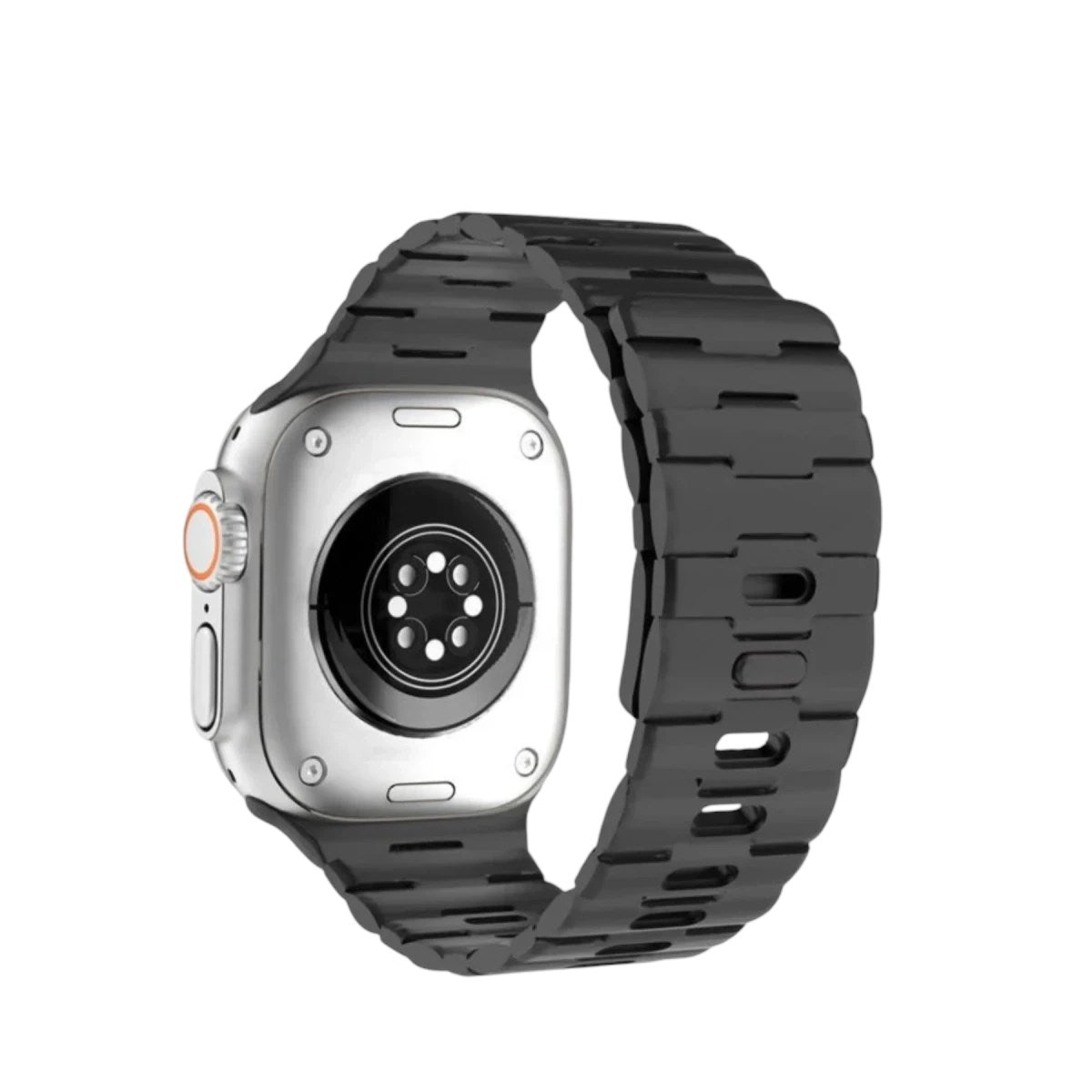 Mey İthalat® Watch Ultra 49mm Wowen Kordon - Siyah