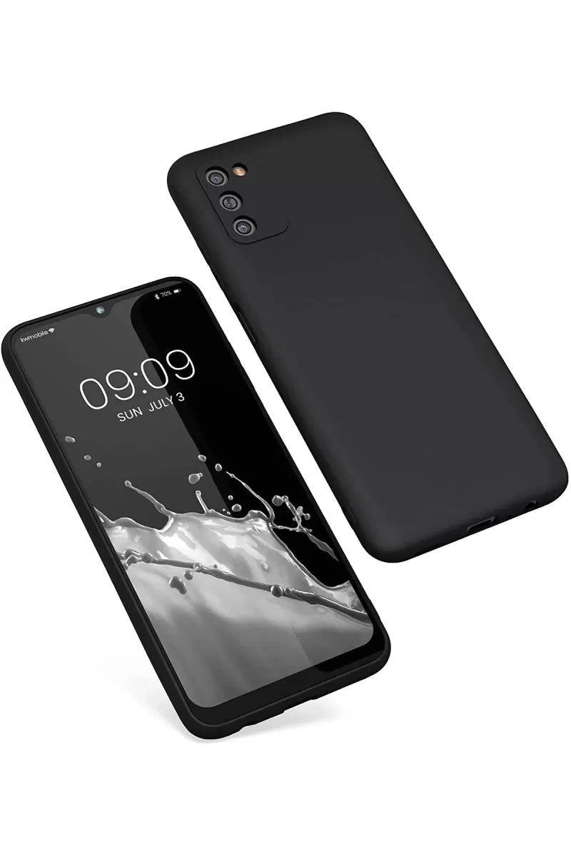 Mey İthalat® Samsung Galaxy A03S Kılıf First Silikon - Siyah