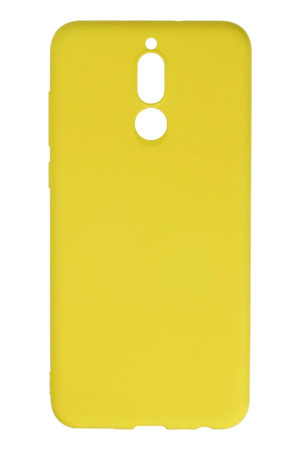Mey İthalat® Huawei Mate 10 Lite Kılıf Nano içi Kadife Silikon - Sarı