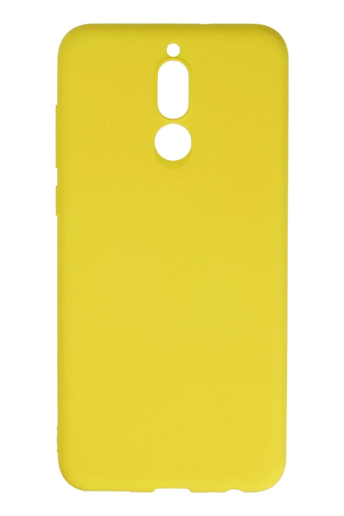 Mey İthalat® Huawei Mate 10 Lite Kılıf Nano içi Kadife Silikon - Sarı