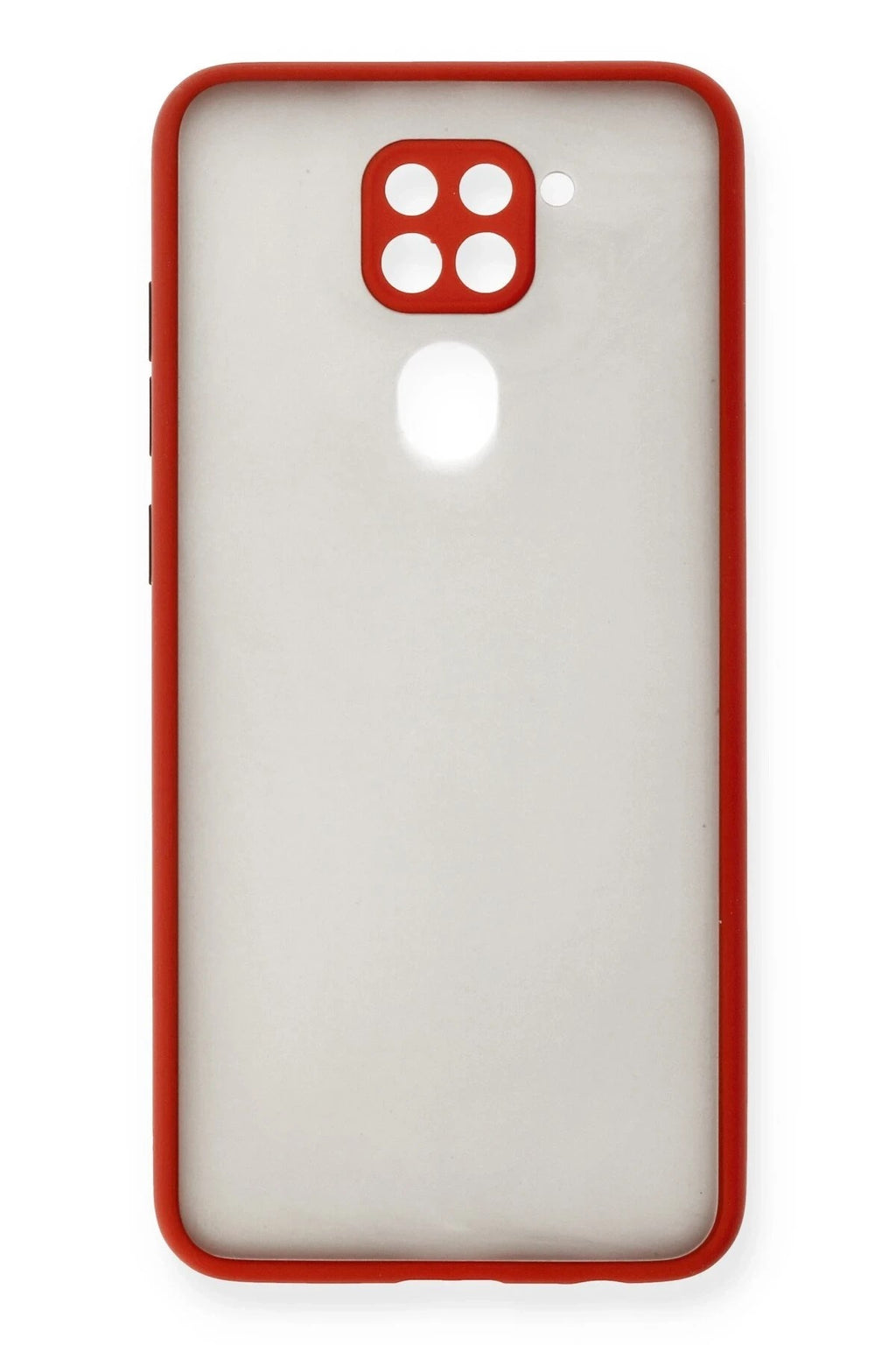 Mey İthalat® Redmi Note 9 Kılıf Montreal Silikon Kapak - Kırmızı