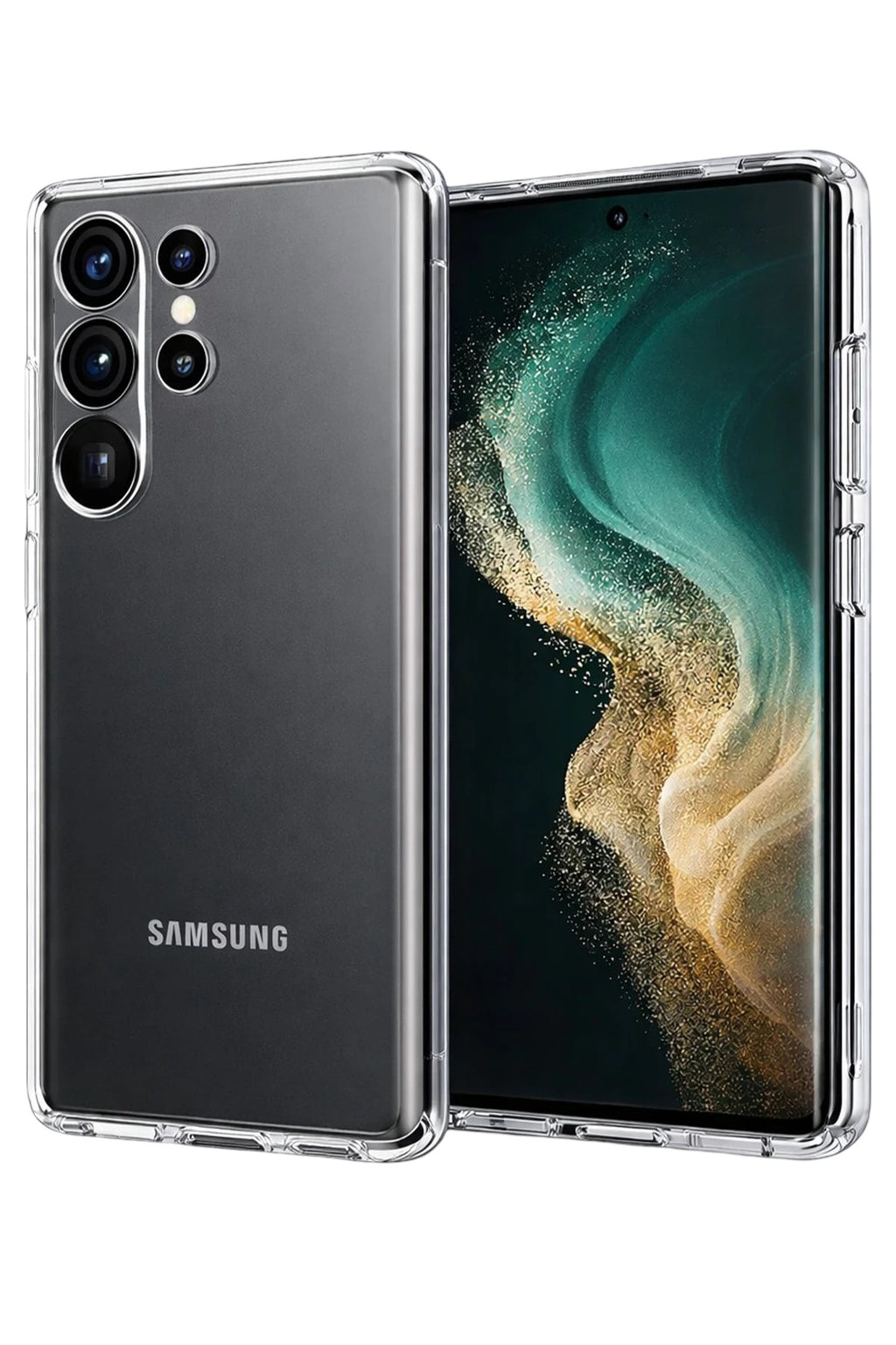 Mey İthalat® Samsung Galaxy S26 Ultra Lüx Şeffaf Silikon - Şeffaf