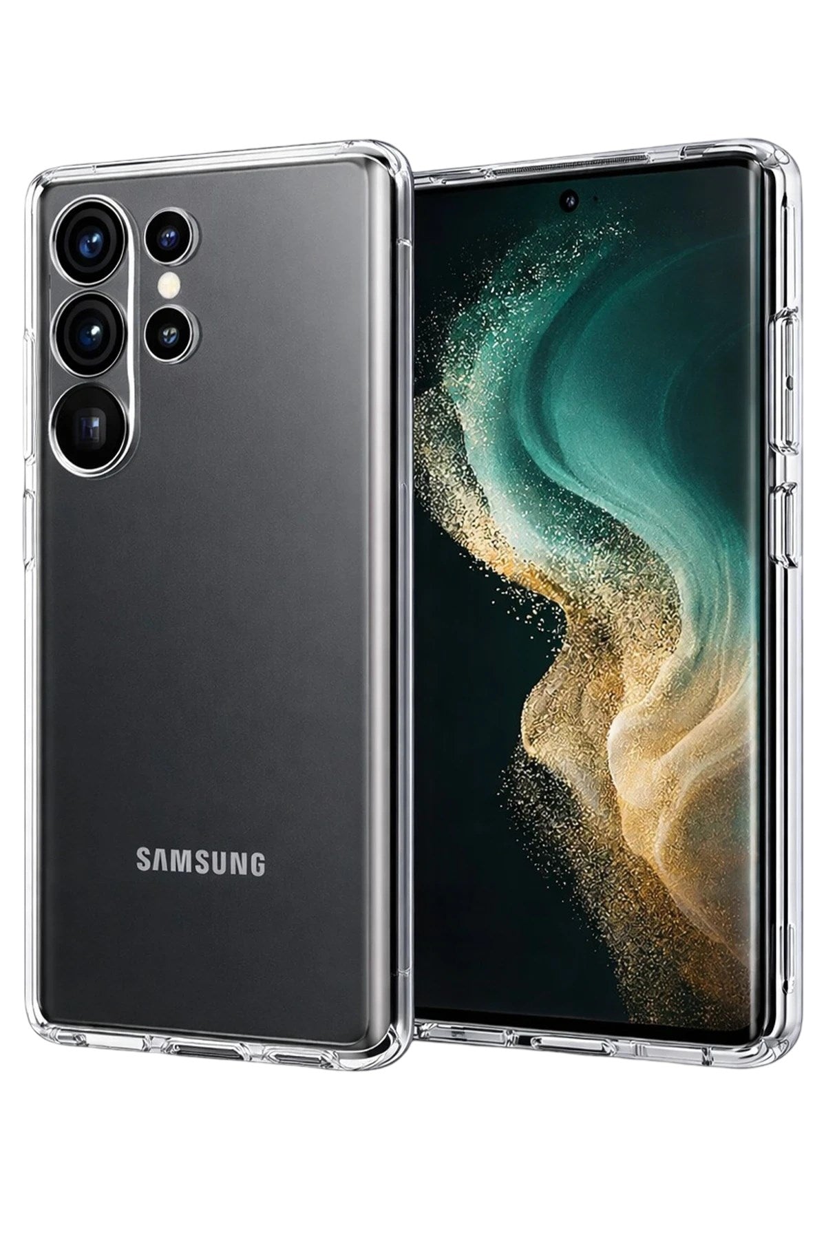 Mey İthalat® Samsung Galaxy S26 Ultra Lüx Şeffaf Silikon - Şeffaf