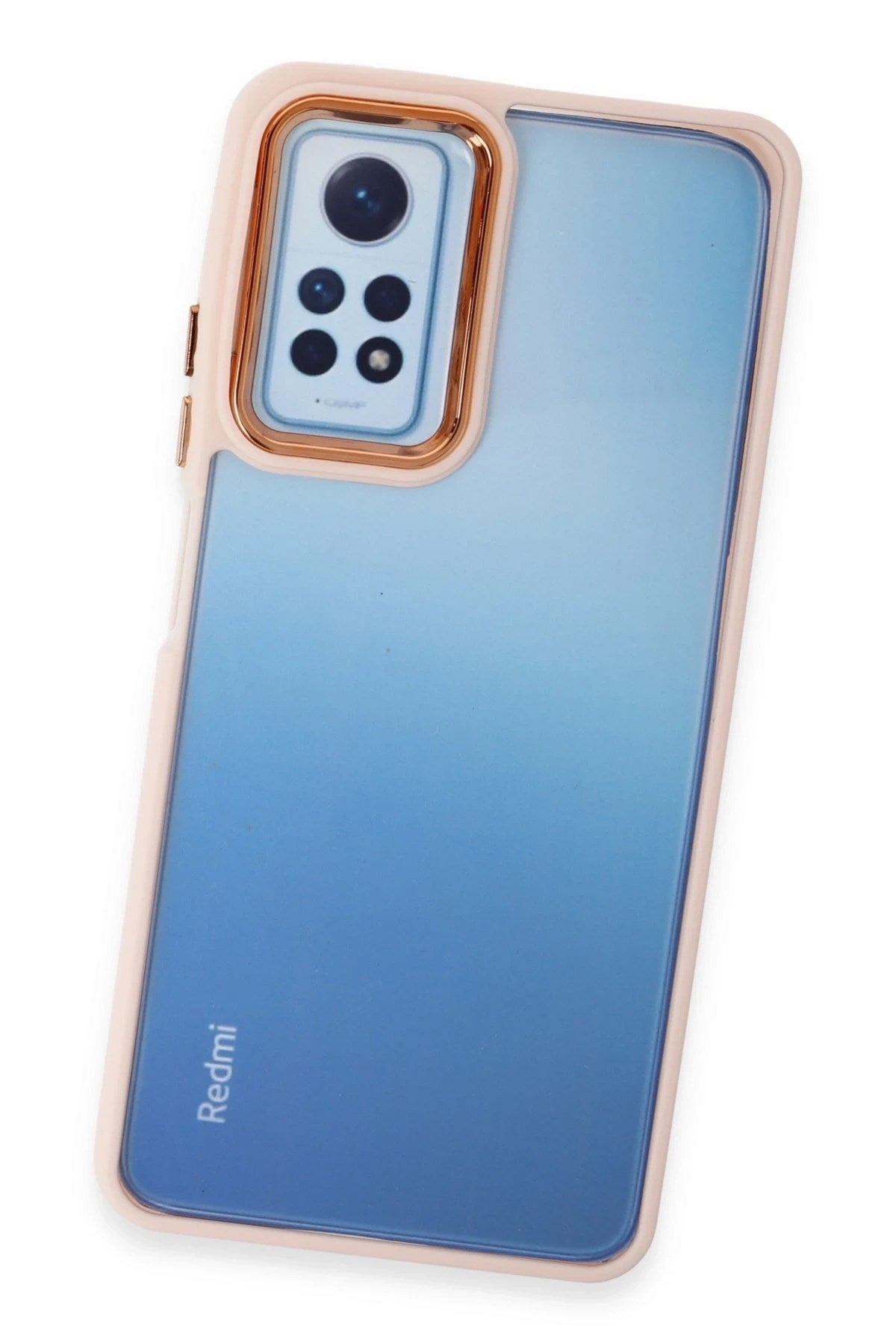 Mey İthalat® Redmi Note 12 Pro 4G Kılıf Dora Kapak - Pudra