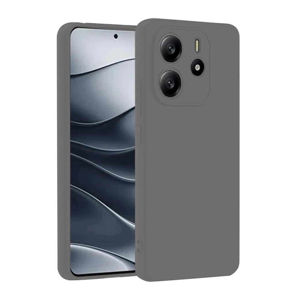 Mey İthalat® Redmi Note 14 4G Kılıf First Silikon - Gri
