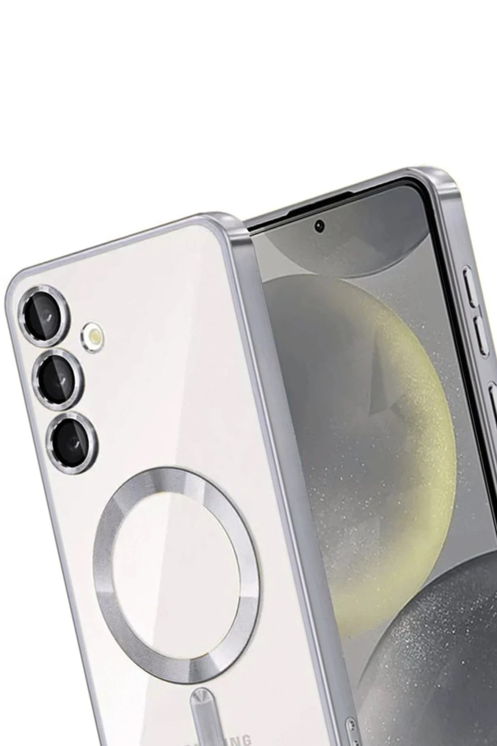 Mey İthalat® Samsung Galaxy A17 5G Kross Magneticsafe Kapak - Gümüş