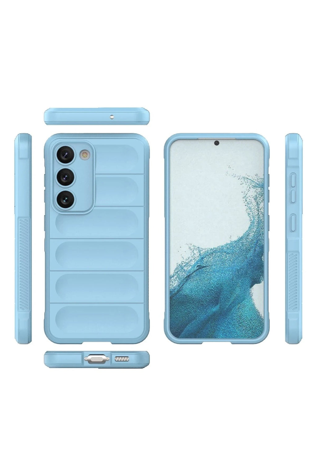 Mey İthalat® Samsung Galaxy S23 Plus Kılıf Optimum Silikon - Sky Blue