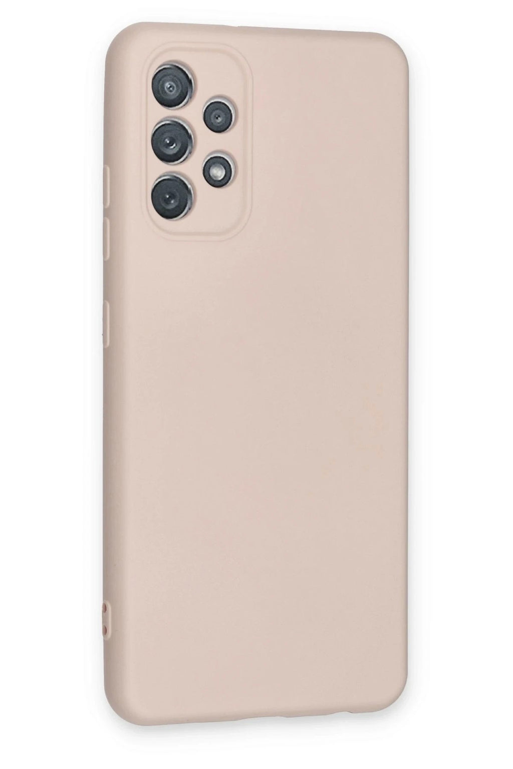 Mey İthalat® Samsung Galaxy A72 Kılıf Nano içi Kadife Silikon - Pudra