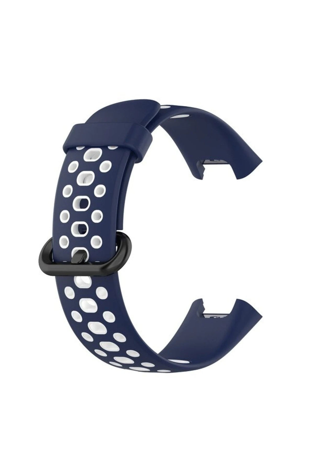 Mey İthalat® Redmi Watch 2 Spor Delikli Kordon - Lacivert-Beyaz