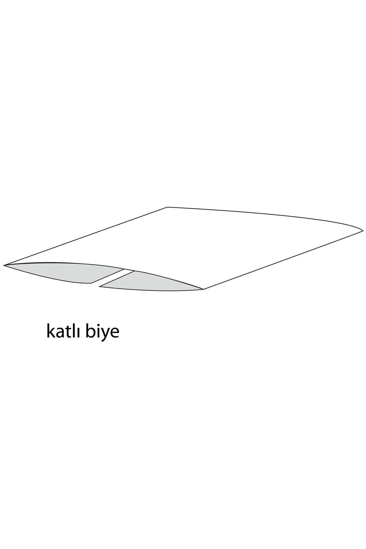 Biye Saten Katlı 071 Koyu Füme 2 Cm 25 Metre %100 Polyester