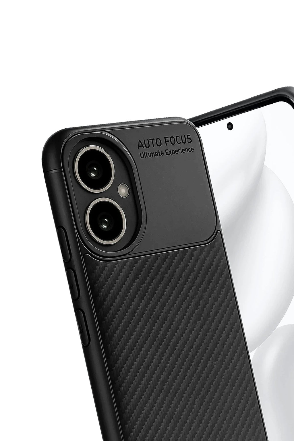 Mey İthalat® Honor 400 Kılıf Auto Focus Karbon Kapak - Siyah