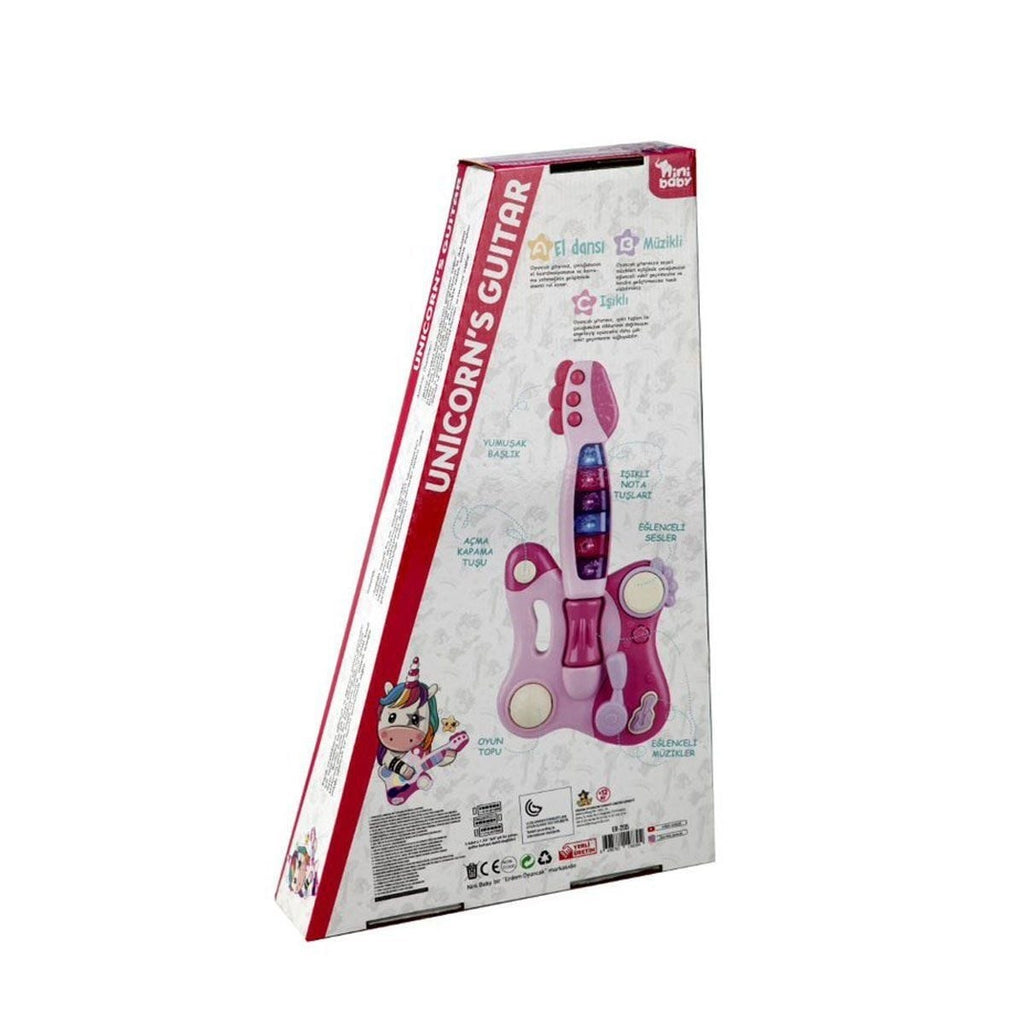 ER-205 NİNİ BABY GİTAR UNİCORN IŞIKLI SESLİ MÜZİKLİ