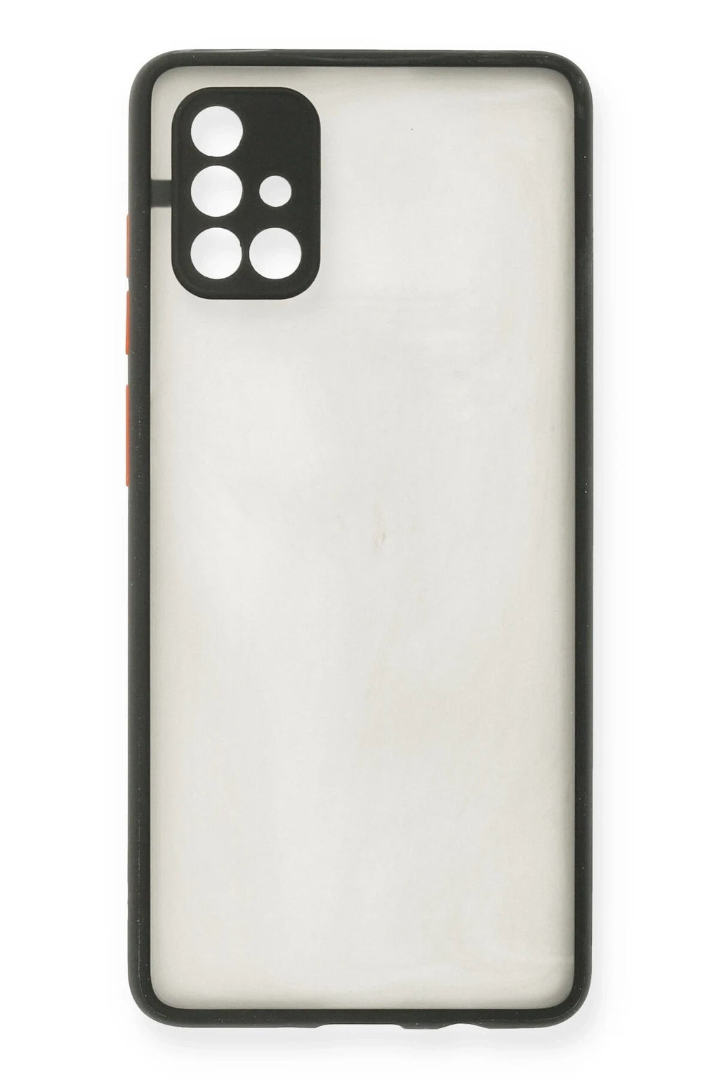 Mey İthalat® Samsung Galaxy A71 Kılıf Montreal Silikon Kapak - Siyah