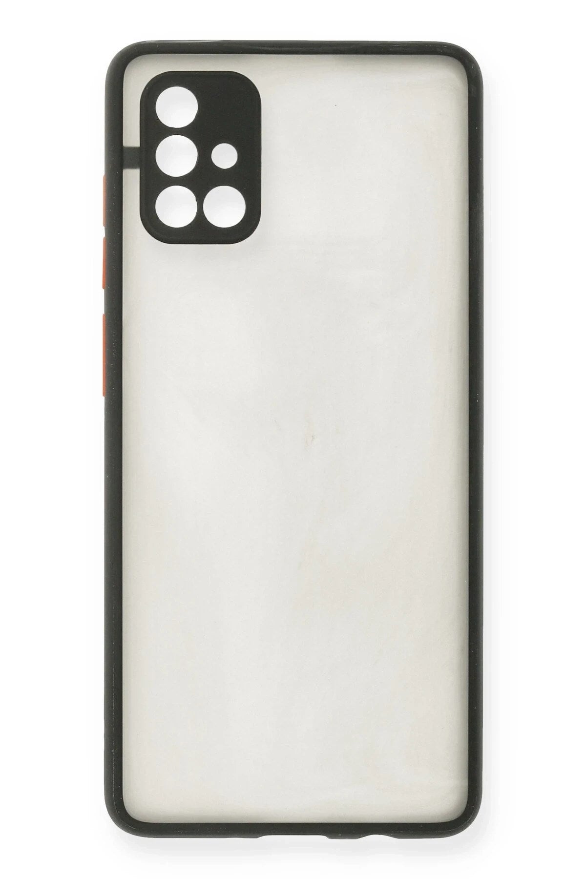 Mey İthalat® Samsung Galaxy A71 Kılıf Montreal Silikon Kapak - Siyah