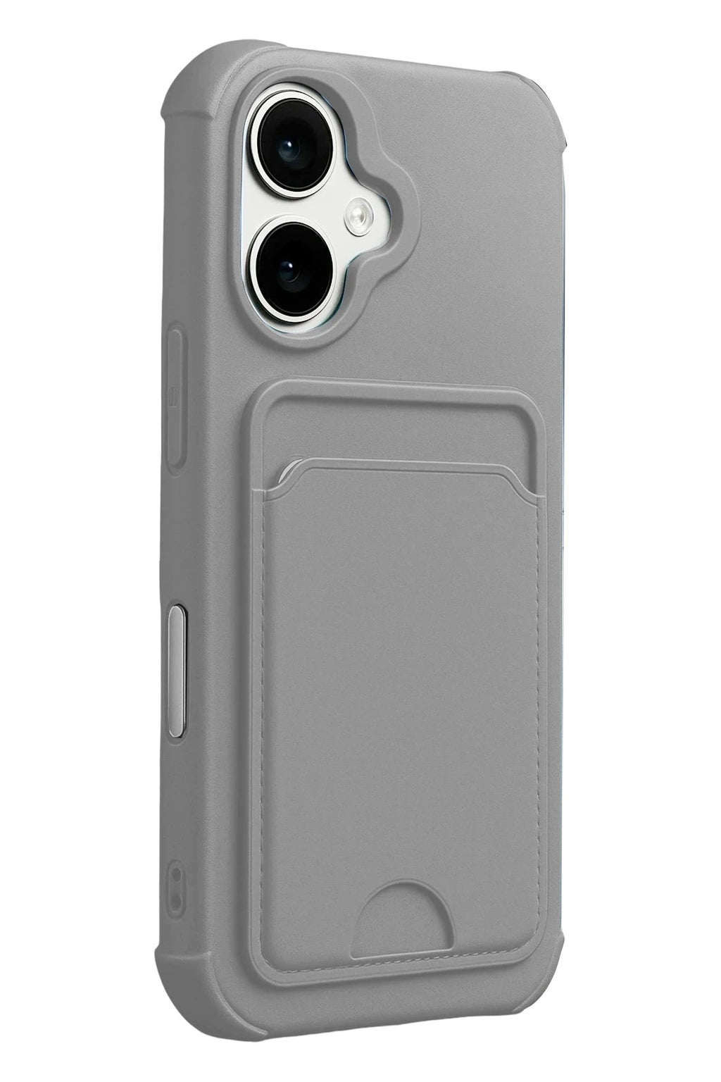 Mey İthalat® iPhone 17 Kelvin Kartvizitli Silikon - Gri