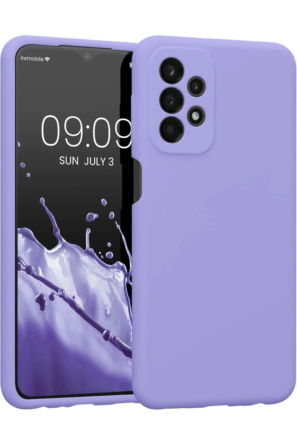 Mey İthalat® Samsung Galaxy A23 4G Kılıf First Silikon - Lila