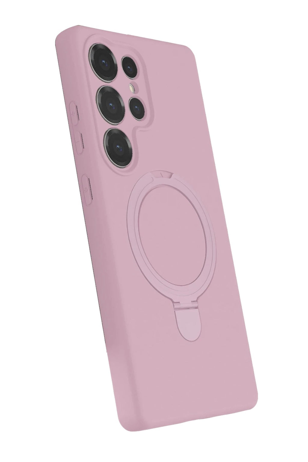 Mey İthalat® Samsung Galaxy S25 Ultra Regal Magsafe Standlı Kapak - Açık Pembe