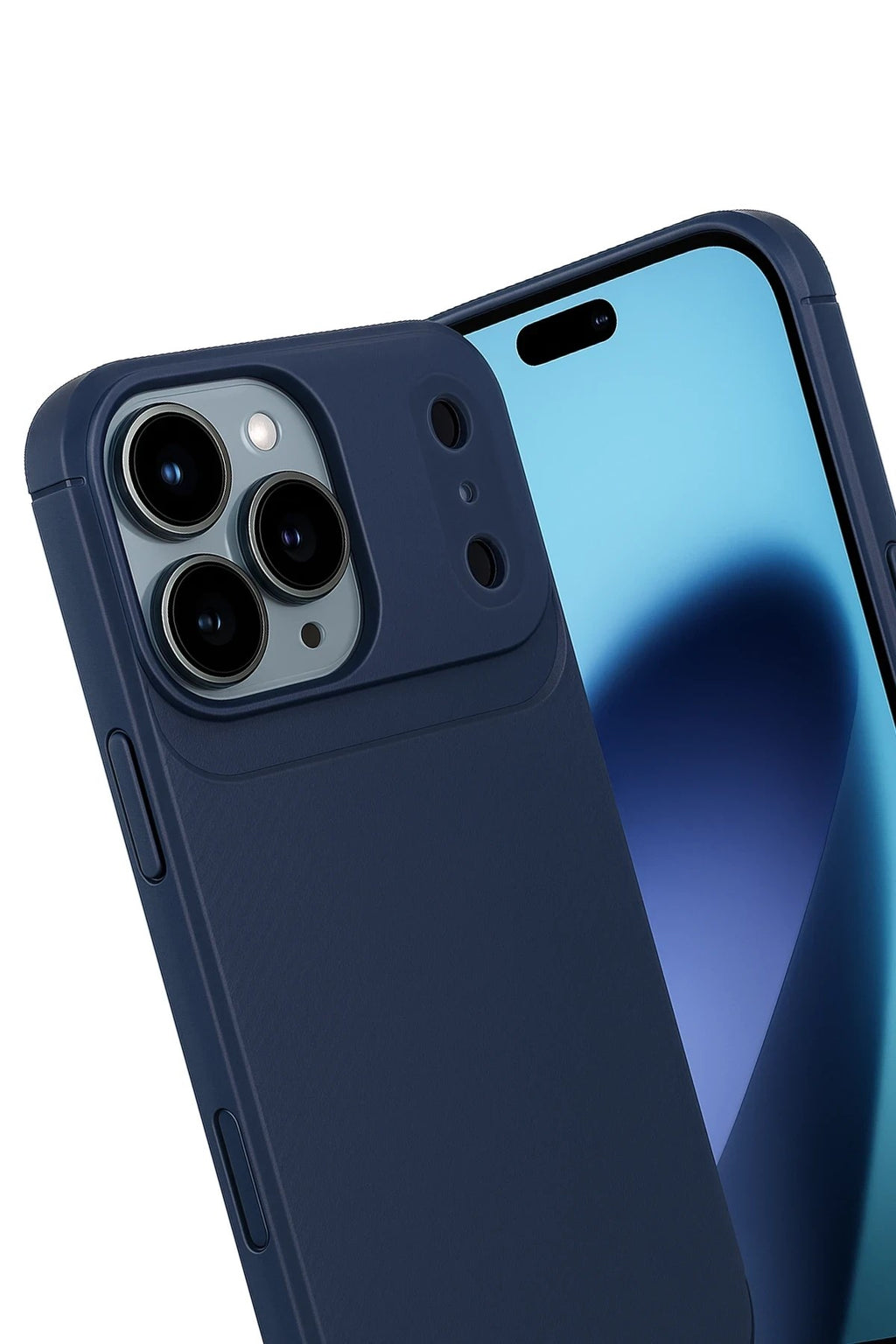 Mey İthalat® iPhone 17 Pro Auto Focus Karbon Kapak - Lacivert