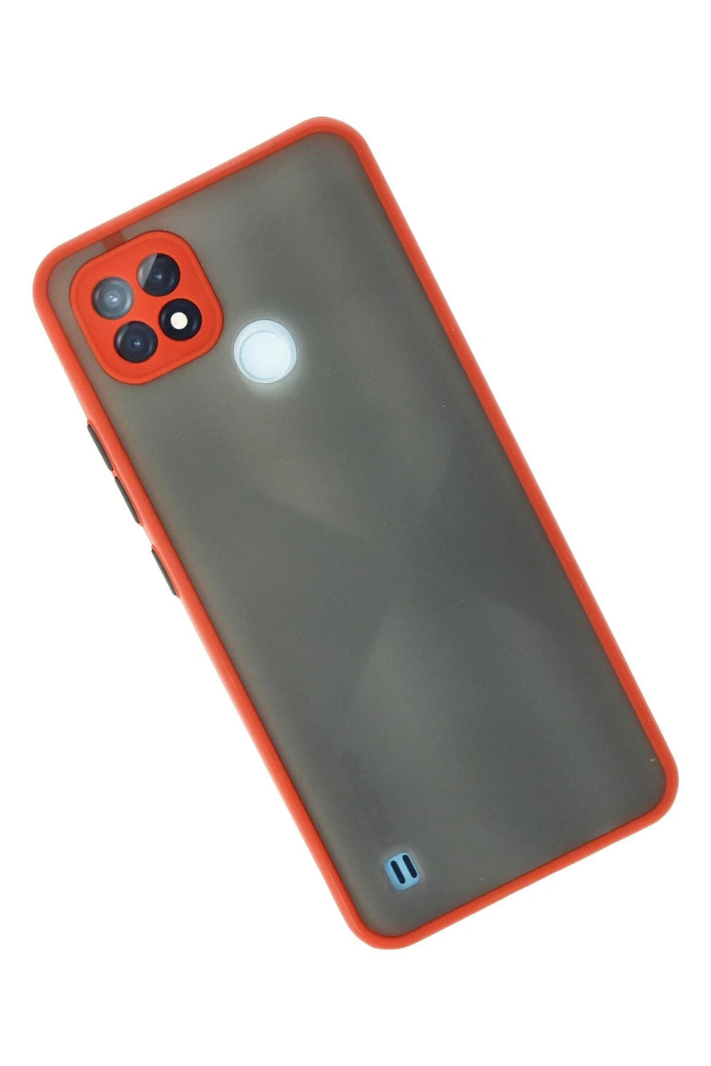 Mey İthalat® Realme C21 Kılıf Montreal Silikon Kapak - Kırmızı