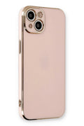 Mey İthalat® iPhone 13 Kılıf Volet Silikon - Pembe