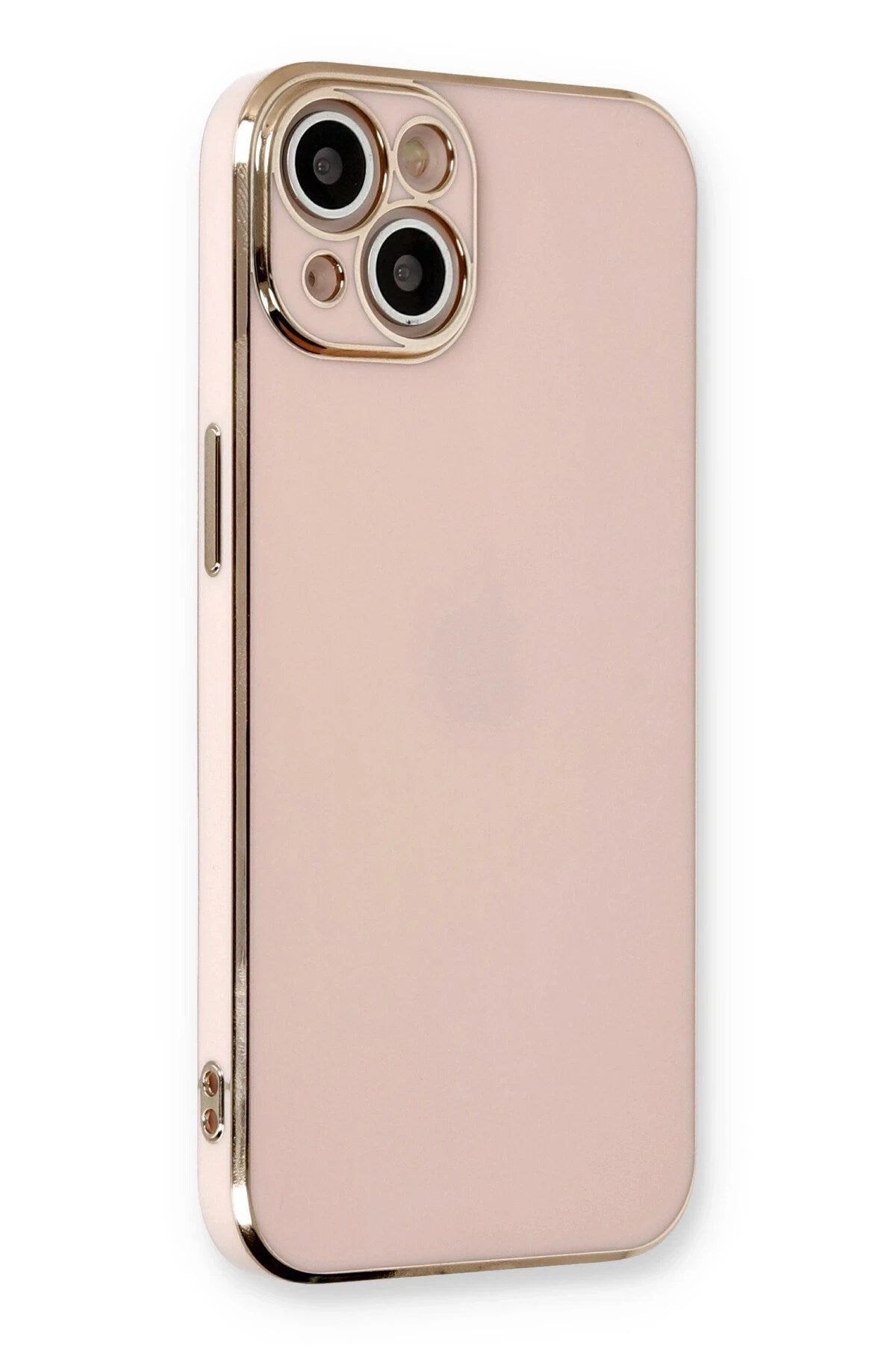 Mey İthalat® iPhone 13 Kılıf Volet Silikon - Pembe