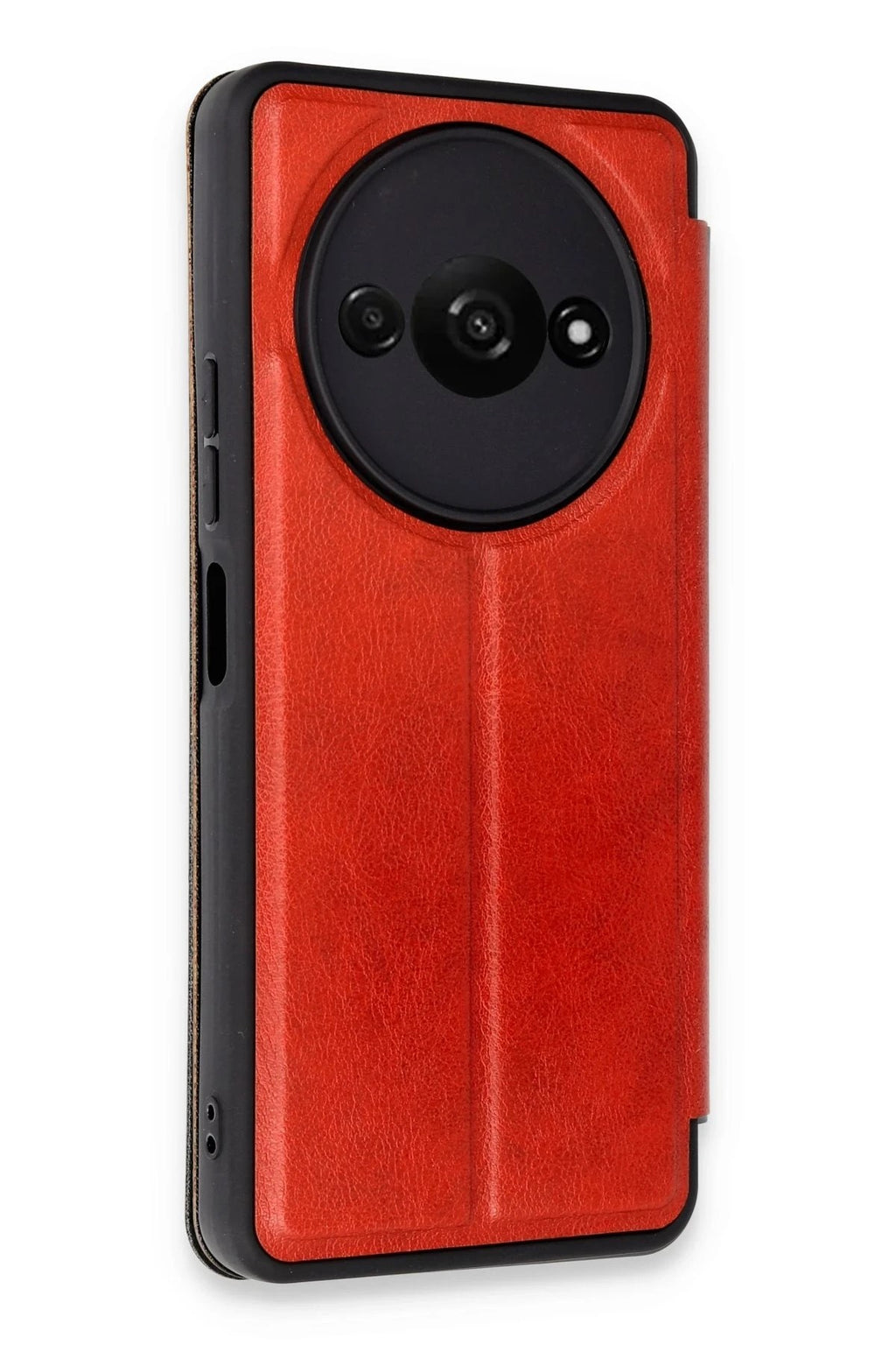 Mey İthalat® Redmi A3 4G Kılıf Flip Cover - Kırmızı