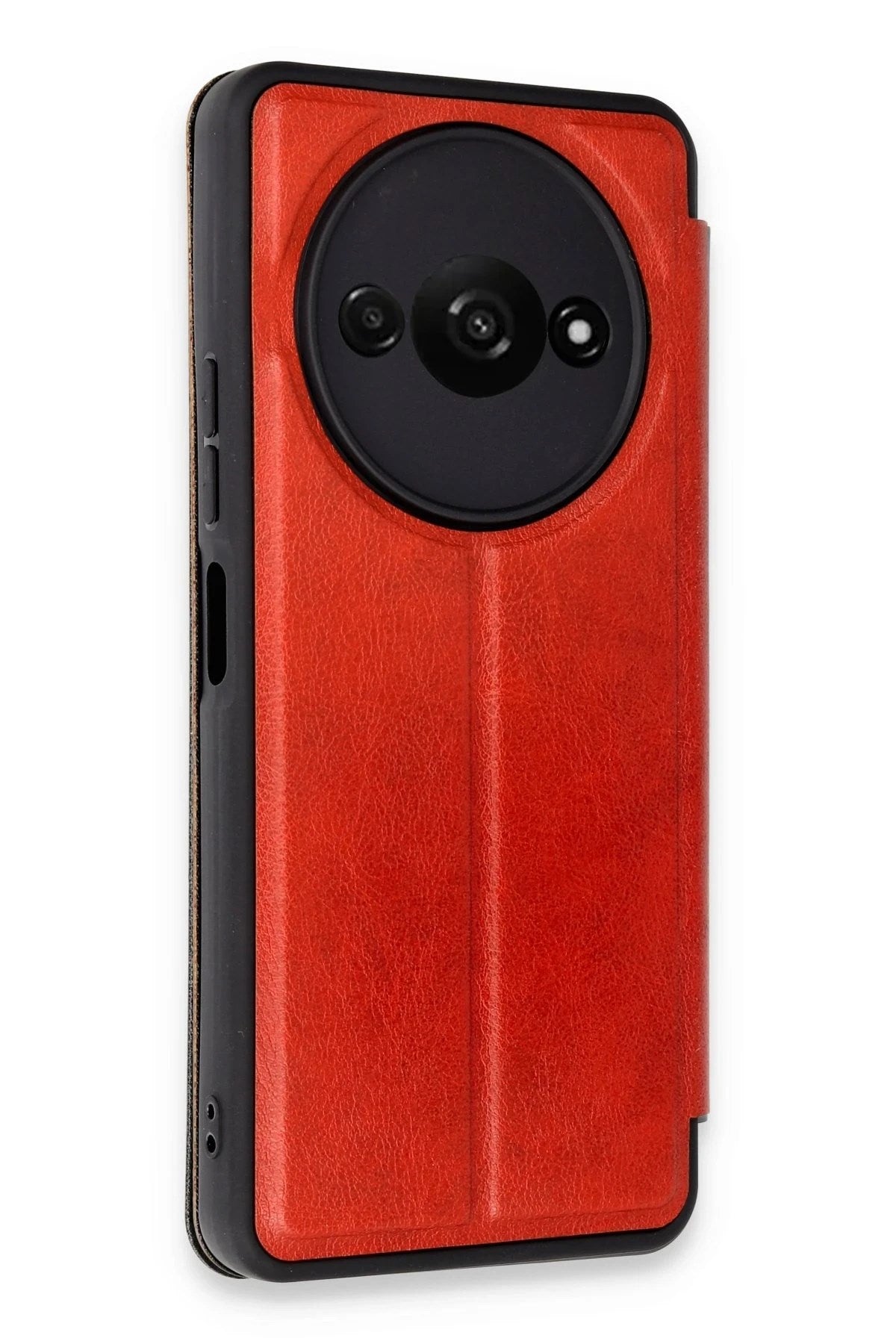 Mey İthalat® Redmi A3 4G Kılıf Flip Cover - Kırmızı