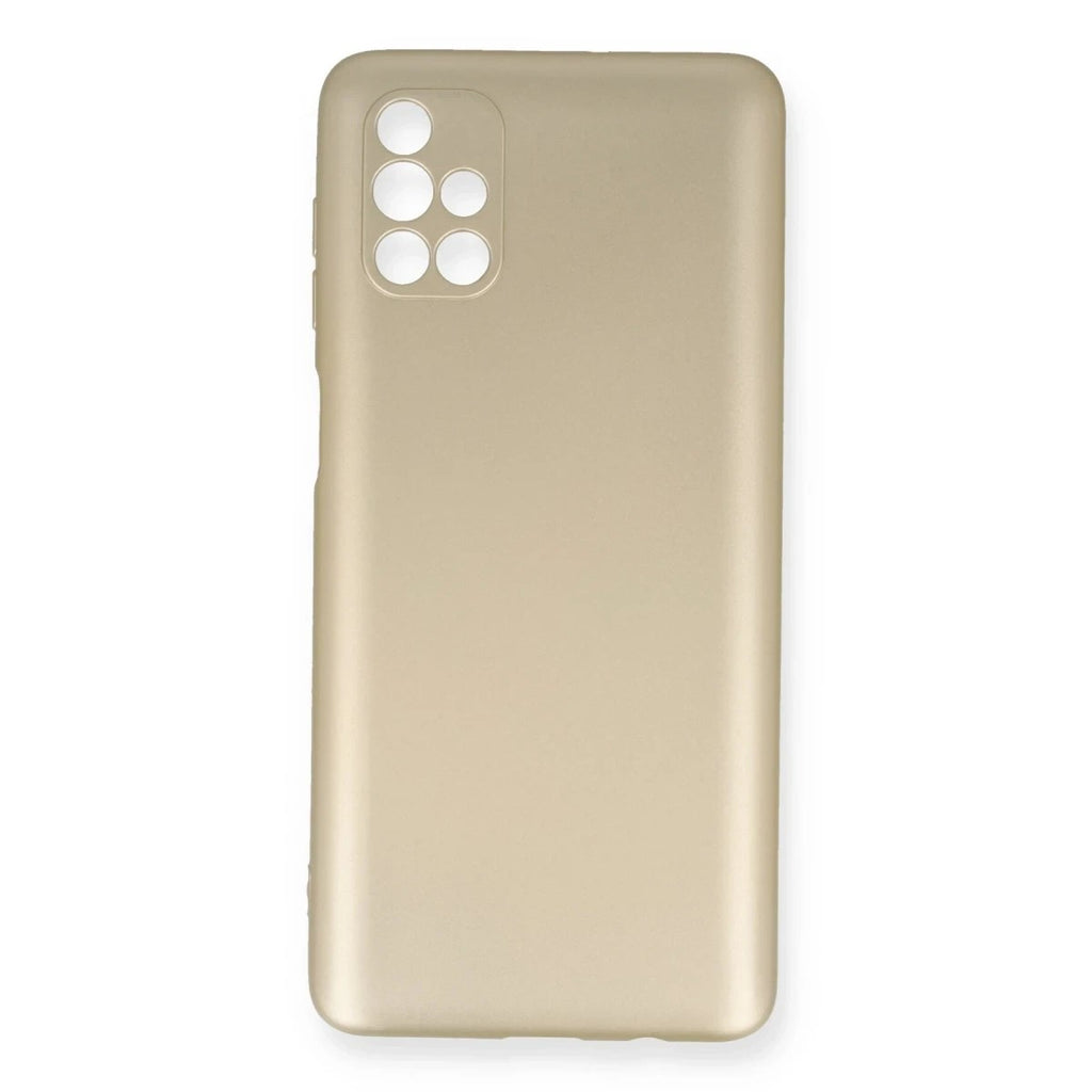 Mey İthalat® Samsung Galaxy M51 Kılıf First Silikon - Gold