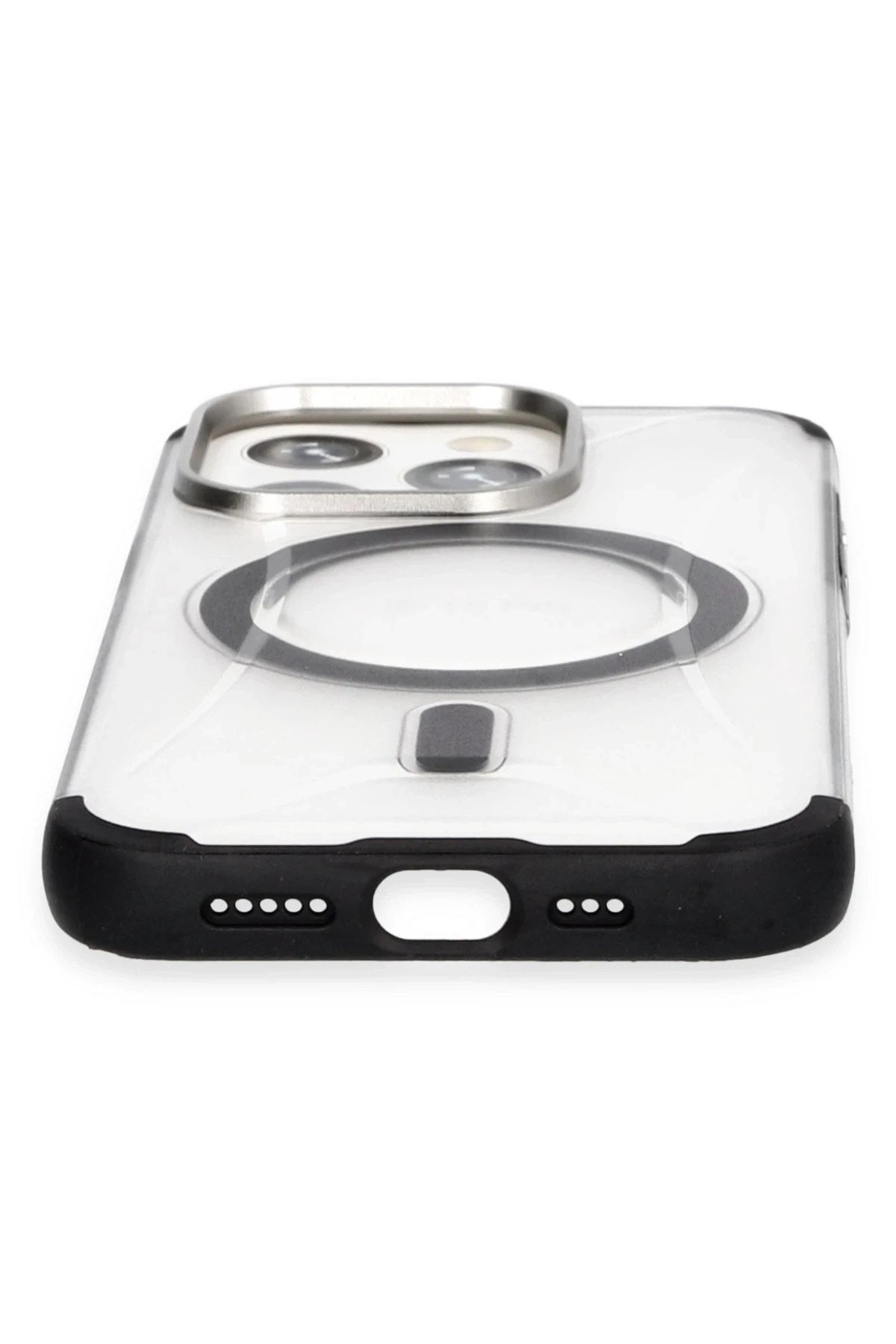 Mey İthalat® iPhone 15 Pro Hilton Magsafe Kapak - Siyah