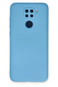 Mey İthalat® Redmi Note 9 Kılıf Nano içi Kadife Silikon - Mavi