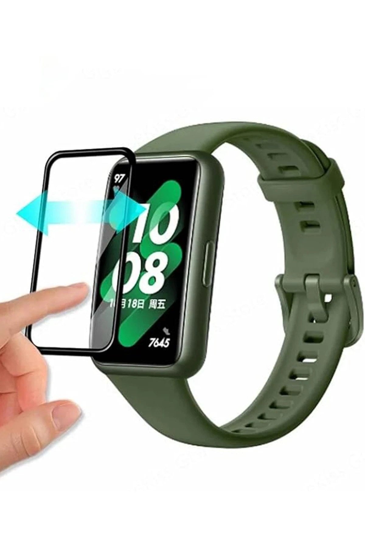 Mey İthalat® Huawei Band 8 Polymer Nano Ekran Koruyucu - Şeffaf