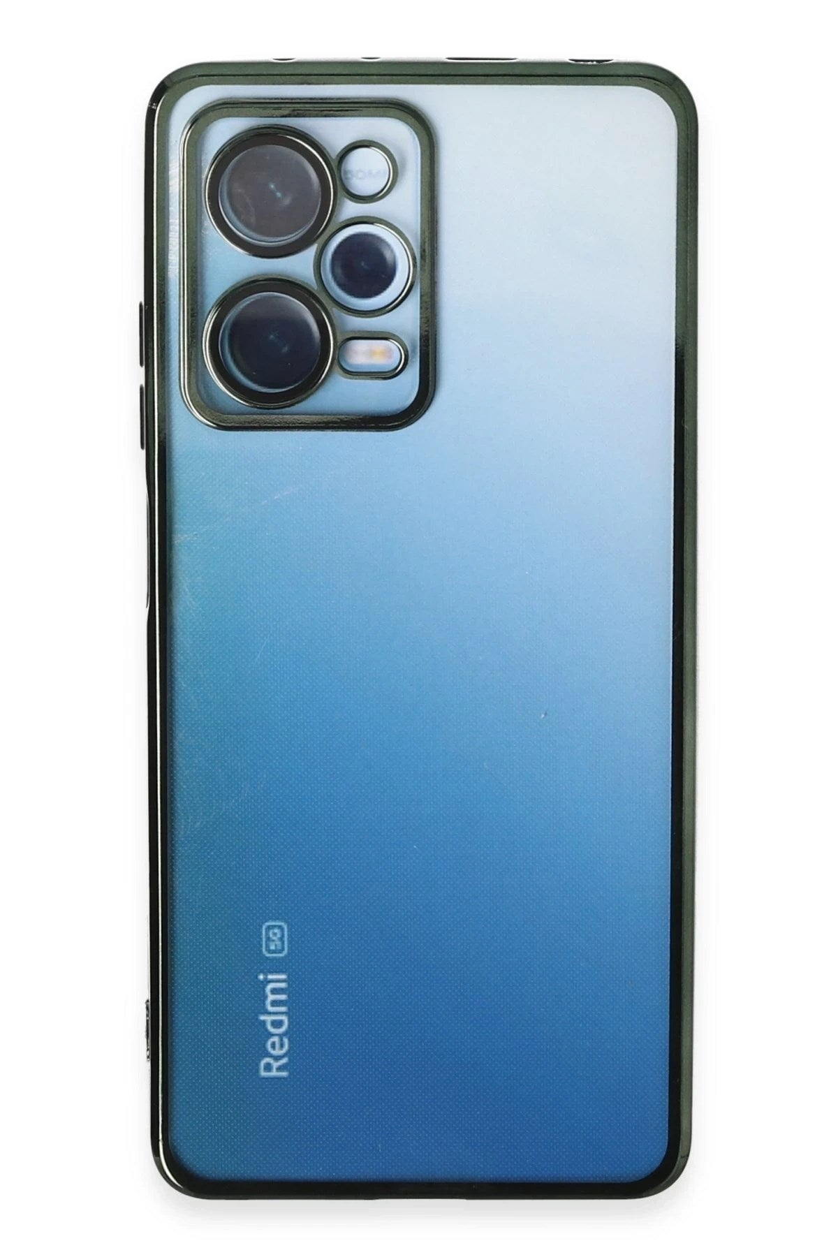 Mey İthalat® Redmi Note 12 Pro 5G Kılıf Lensli Silikon - Yeşil